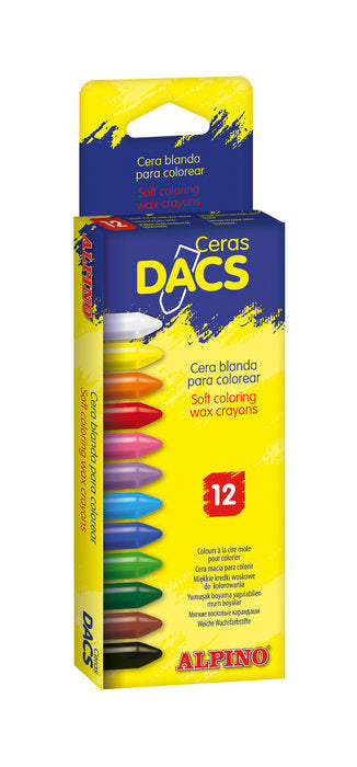 CERA DACS 12 COLORES SURTIDOS